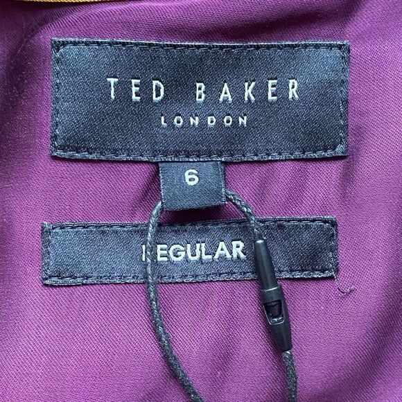 NWT New Ted Baker London Men’s LS Party Shirt Brown Satin Like Finish 2XL (6) - Picture 4 of 9